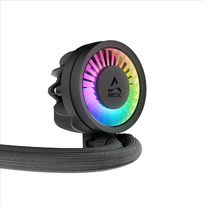 Водяное охлаждение ARCTIC Liquid Freezer III Pro 420 A-RGB, Black (ACFRE00185A)