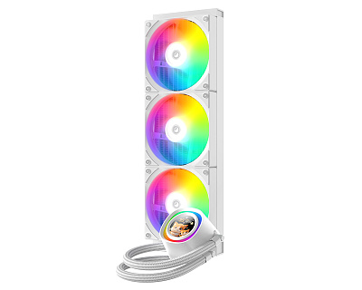 Водяное охлаждение для процессора ID-Cooling FX360 LCD WHITE (FX360 LCD WHITE)