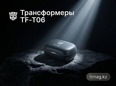 Наушники беспроводные TWS Transformers TF-T06, Gray(Black) ( TF-T06_Gray(Black))