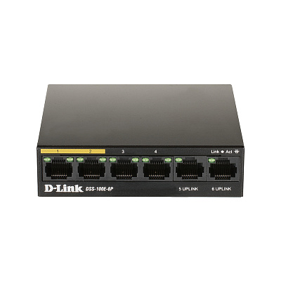 Коммутатор D-Link DSS-100E-6P/A1A (DSS-100E-6P/A1A)