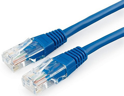 Патч-корд UTP Cablexpert PP12-30M/B кат.5e, 30м, литой, многожильный (синий) (PP12-30M/B)