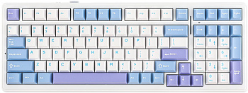 Клавиатура Aula F99, white-blue-purple (F99 white-blue-purple)