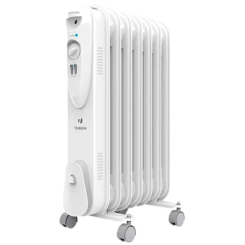 Обогреватель Timberk TOR 21.1507 SLX, 1500Вт, масляный, White (TOR 21.1507 SLX)