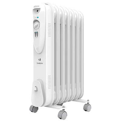 Обогреватель Timberk TOR 21.1507 SLX, 1500Вт, масляный, White (TOR 21.1507 SLX)