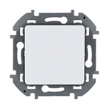 Переключатель одноклавишный Legrand Inspiria 673650 10 AX 250 В белый (673650)