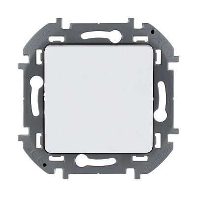 Переключатель одноклавишный Legrand Inspiria 673650 10 AX 250 В белый (673650)