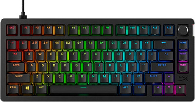 Клавиатура HyperX Alloy Rise 75, Black, Red Linear Switch (7G7A4AA)