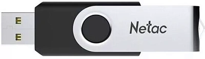 USB Флеш 32GB 3.2 Netac U505 серебристый/черный (NT03U505N-032G-32BK)