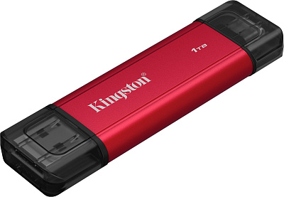 Внешний SSD диск Kingston 2TB Dual Portable Красный (SPSD/2TB)