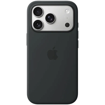 Чехол iPhone 17 Pro Silicone Case with MagSafe - Black,Model A3559 (MGFK4ZM/A)