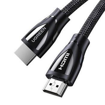Кабель Ugreen HD140 HDMI A M/M Cable with Braided, 1m, 80401 (80401)