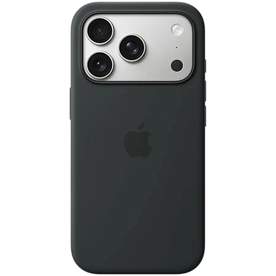 Чехол iPhone 17 Pro Silicone Case with MagSafe - Black,Model A3559 (MGFK4ZM/A)