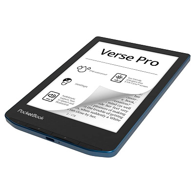 Электронная книга PocketBook PB634-A-CIS лазурный (PB634-A-CIS)