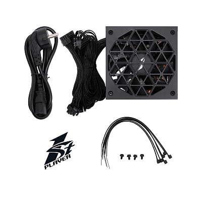Блок питания 1STPLAYER HA 650W BK (ACK-STD-650-BK-EU)