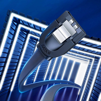 Кабель Ugreen US217, SATA 3.0 6Gbps (30796)