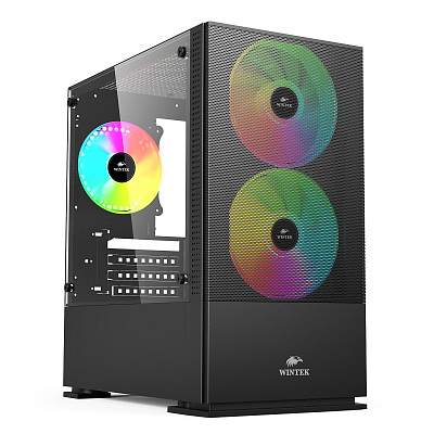 Корпус Wintek Shadow 701-B TG Black (SHADOW 701-B TG)