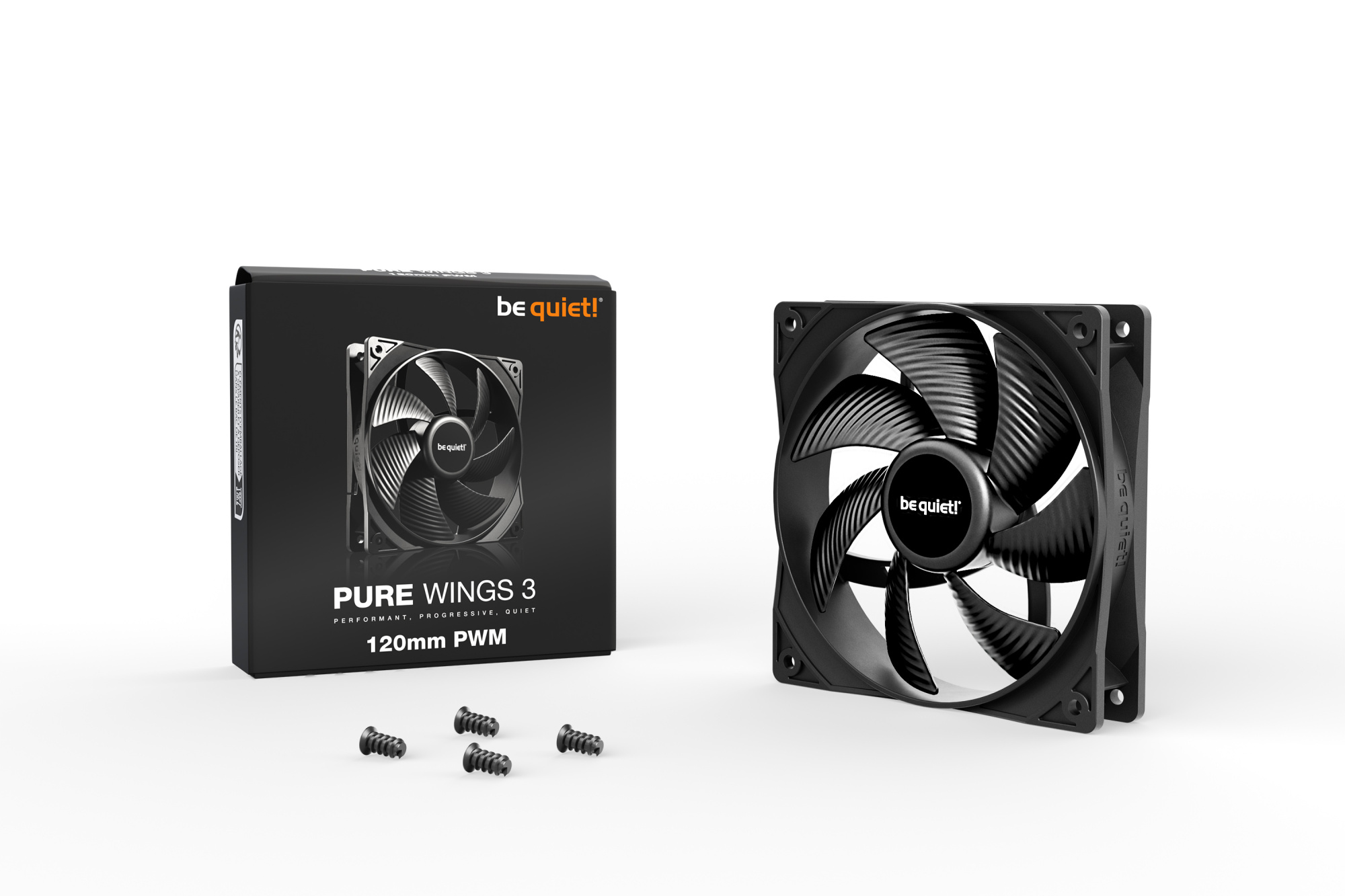 Вентилятор для компьютерного корпуса Bequiet! Pure Wings 3 120mm PWM (BL105)