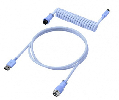 Кабель для механической клавиатуры HyperX USB-C Coiled 6J682AA светло-фиолетовый (6J682AA)