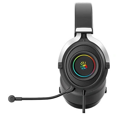 Гарнитура A4Tech Bloody G535 2m,USB,LED,Black-Silver (G535/BLACK-SILVER)
