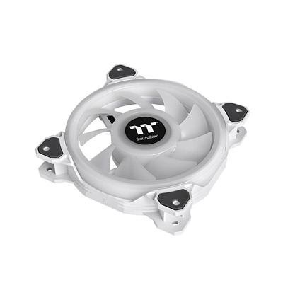 Кулер для компьютерного корпуса Thermaltake Riing Quad 12 RGB White (3-Fan Pack) (CL-F100-PL12SW-A)