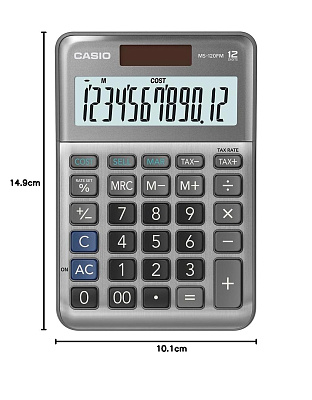 Калькулятор настольный CASIO MS-120FM-WA-EP (MS-120FM-WA-EP)