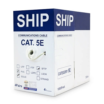 Кабель сетевой SHIP D155-P Cat.5e SF/UTP 30В PVC (D155-P)