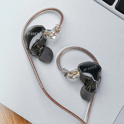 Гарнитура FiiO JD10 - Transparent Black (JD10/TRANSPARENT BLACK)