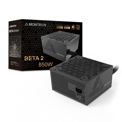Блок питания Montech  850W, BETA 2 850W, Черный (BETA 2 850W)