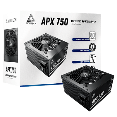 Блок питания Montech  750W, Черный (APX 750W)