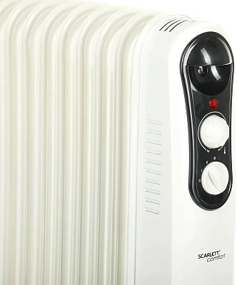 Обогреватель Scarlett SC 21.2311 S4, 2300Вт, масляный, White-Grey (SC 21.2311 S4)