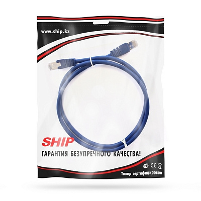 Патч Корд SHIP Cat.6 FTP LSZH RJ-45 1 м S7025BL0100-P (S7025BL0100-P)