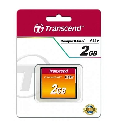 Карта памяти Flash Transcend TS2GCF133, Compact Flash 2GB 133x (TS2GCF133)