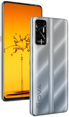 Смартфон Tecno Pova 2, 4/64GB, Polar Silver (LE7N/SILVER 64GB)