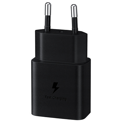 Сетевое зарядное устройство Samsung 15W Power Adapter USB Type-C (EP-T1510XBEGRU), black