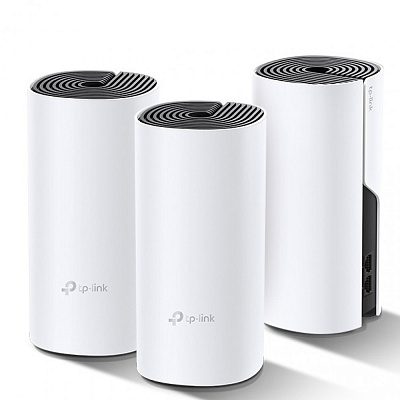 Домашняя Mesh Wi-Fi система GbE AC1200 Tp-Link Deco M4 (3 устройства)  (Deco M4(3-Pack)(EU))