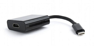 Переходник USB Cablexpert A-CM-HDMIF-01, USB Type-C/HDMI, 15см, пакет (A-CM-HDMIF-01)