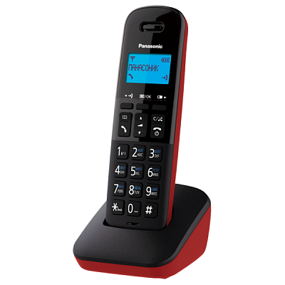 Радиотелефон PANASONIC KX-TGB610 (RUR) Красный (KX-TGB610RUR)