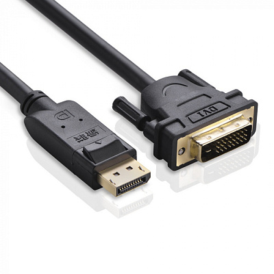 Кабель UGREEN DP103 DP Male to DVI Male Cable 2m (Black). 10221 (10221)