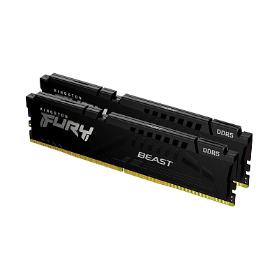 Комплект модулей памяти Kingston FURY Beast KF552C40BBK2-32 DDR5 32GB (Kit 2x16GB)  (KF552C40BBK2-32)