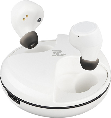 Bluetooth гарнитура 2E RainDrops Light Truet Wireless Waterproof Mic, White (2E-EBTWRDLWT)
