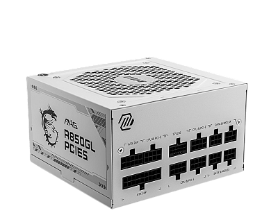 Блок питания MSI MAG A850GL PCIE5 WHITE (MAG A850GL PCIE5 WHITE)