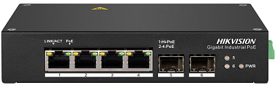 Коммутатор Hikvision DS-3T0506HP PoE (DS-3T0506HP)