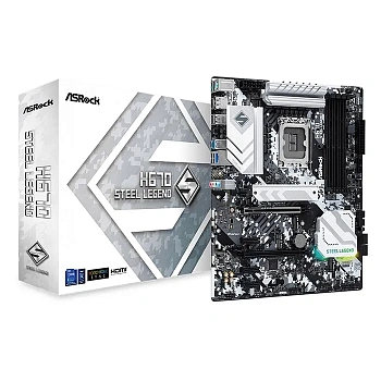 Материнская плата ASRock H670 Steel Legend, iH670,S1700,ATX (90-MXBHB0-A0UAYZ) Материнская плата ASRock H670 Steel Legend, iH670,S1700,ATX (90-MXBHB0-A0UAYZ)