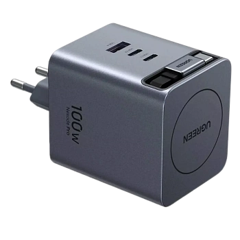 Зарядное устройство UGREEN на 3C1A, 100W, GanN, 0.75m, X616 (65828) 