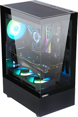 Компьютерный корпус Formula V Crystal Z1+ Black без Б/П (Crystal Z1+ Black)