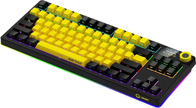 Клавиатура Lorgar KBP70TKLW, Black/yellow (LRG-KBP70TKLW-YL-RU)