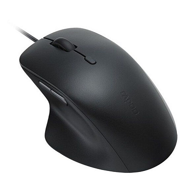 Мышь Rapoo N500, Black, Wired, Optical, 3200dpi, USB (12065/12241)