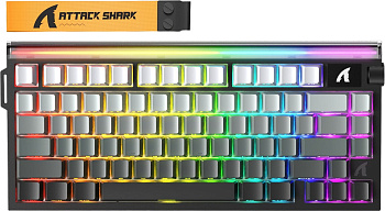 Клавиатура Attack Shark R85 HE Moon Night (R85 HE Moon Night Purple Mandrel)