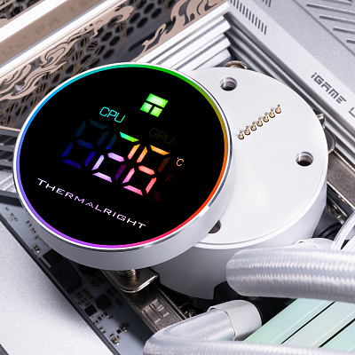 Кулер с водяным охлаждением Thermalright Frozen Magic 360 Digital ARGB WHITE V2 (TL-M12QW)