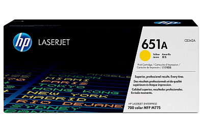 Оригинальный лазерный картридж HP LaserJet 651A (CE342A)